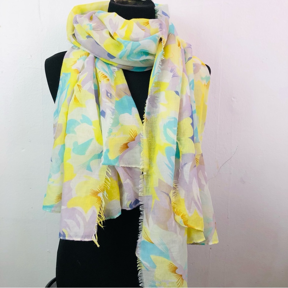 Scarf Printing Large In Tie Basks Fashion Scarf Floral Scarf Cape Scarf  Shawl